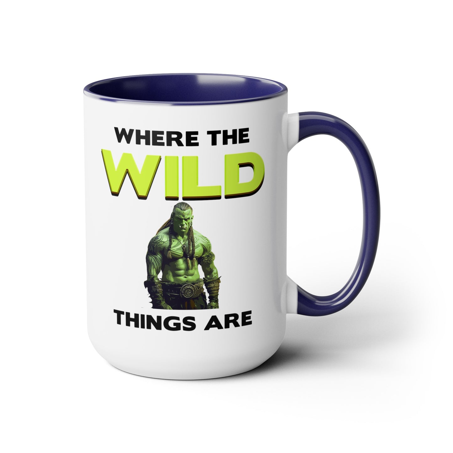 Where The Wild Things Are Two-Tone Coffee Mugs, 15oz