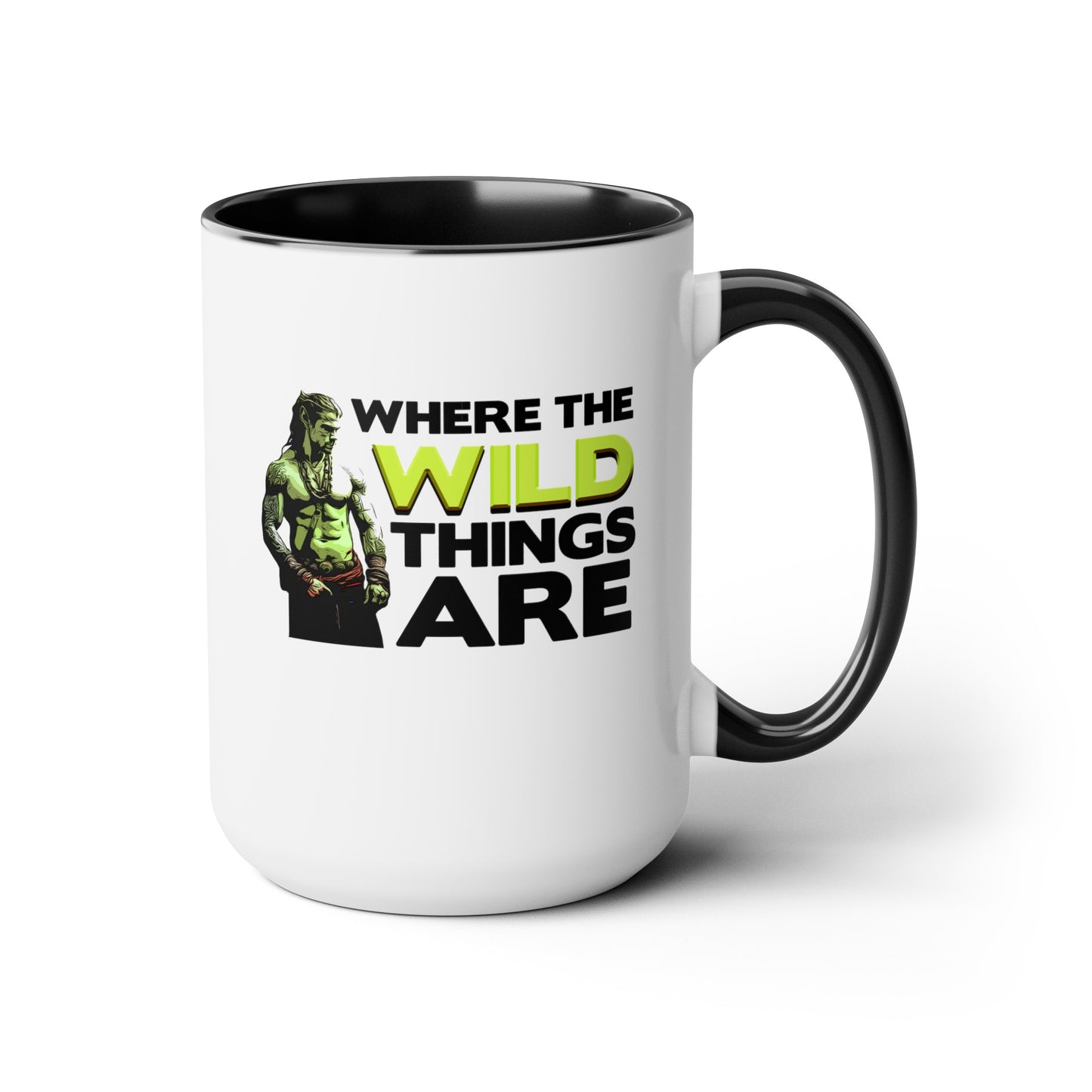 Where The Wild Things Are Two-Tone Coffee Mugs, 15oz