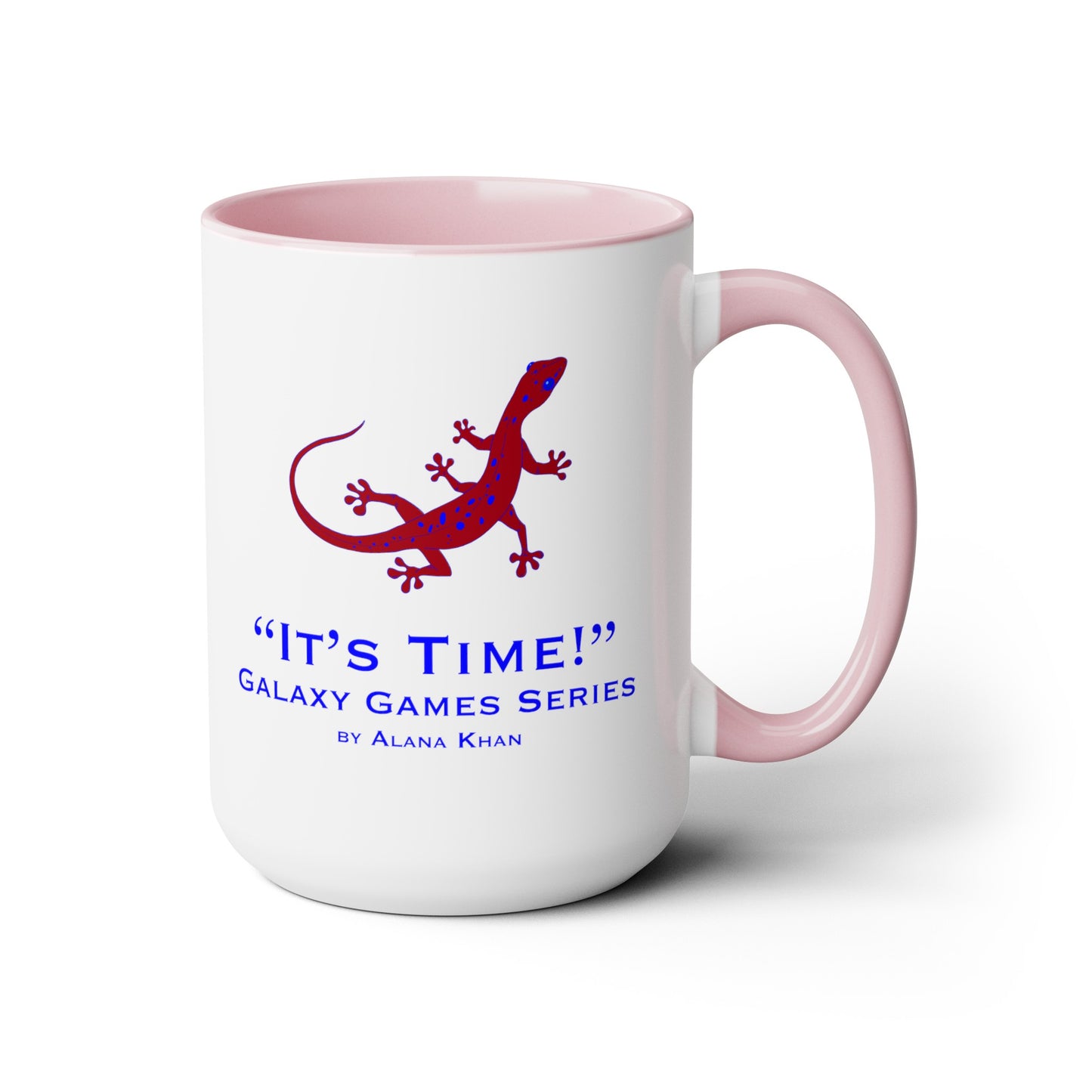 It's Time Galaxy Games Series Two-Tone Coffee Mugs, 15oz