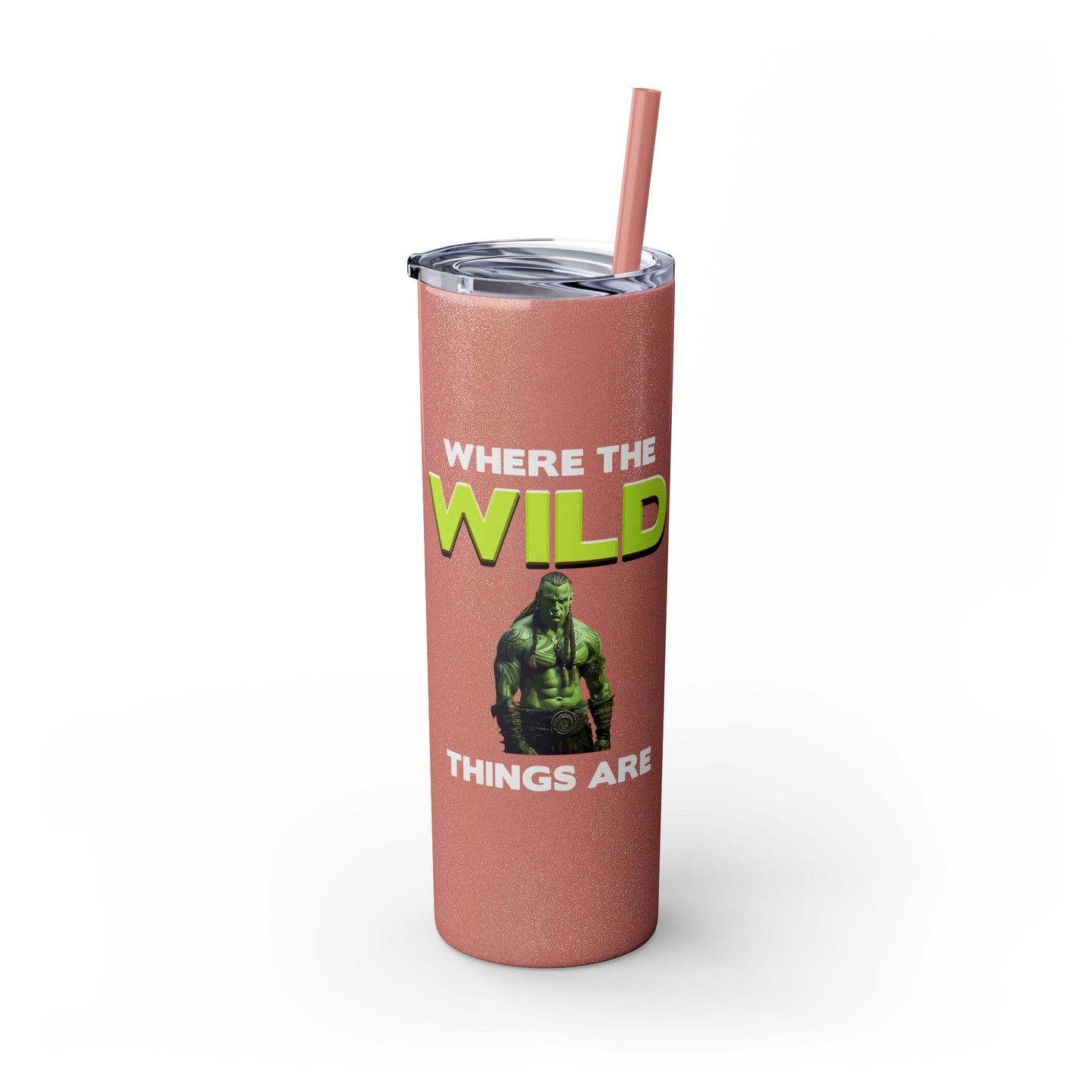 Where The Wild Things Are Skinny Tumbler with Straw, 20oz