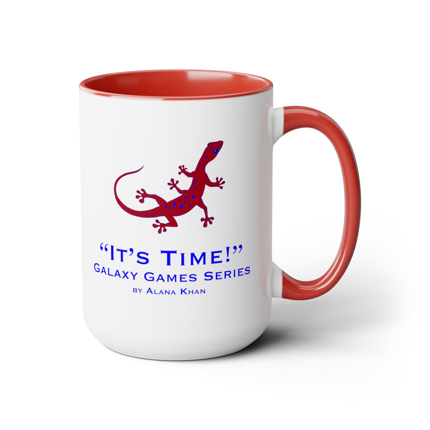 It's Time Galaxy Games Series Two-Tone Coffee Mugs, 15oz