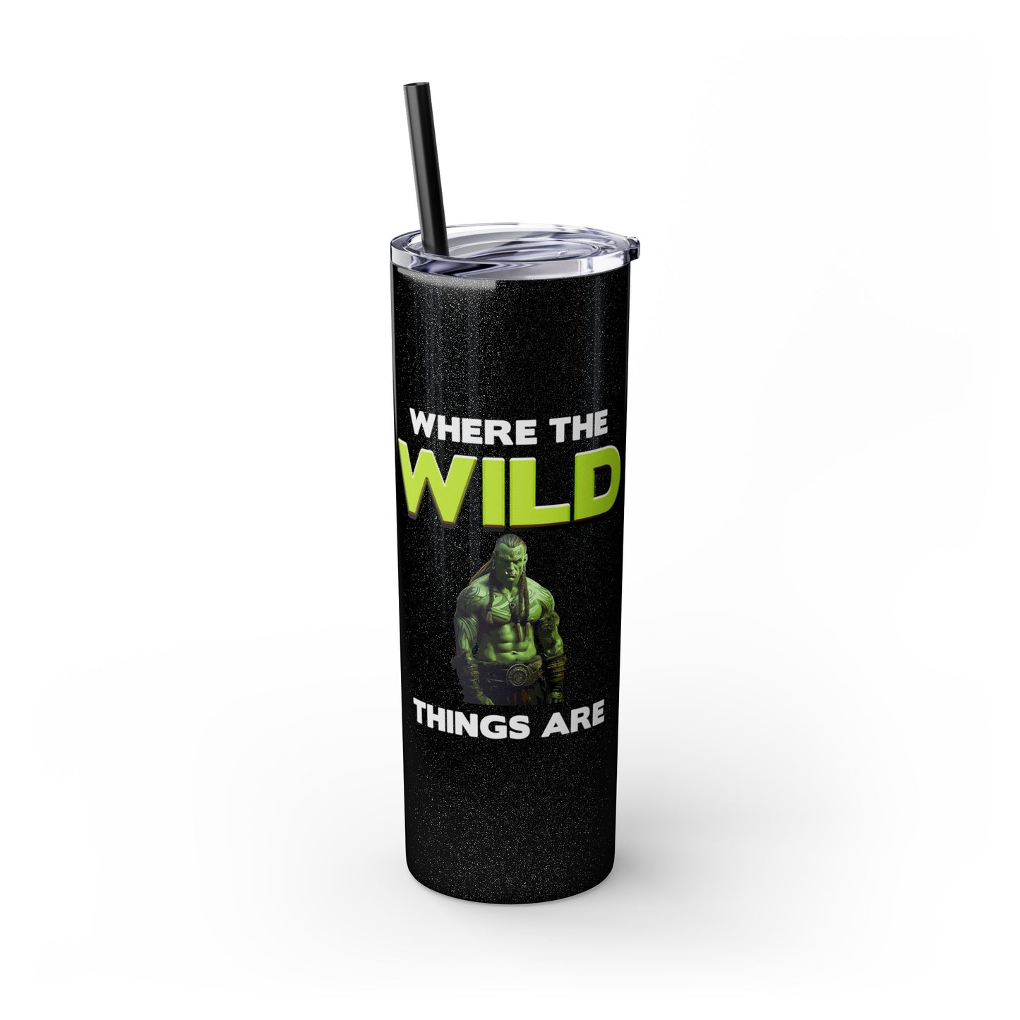 Where The Wild Things Are Skinny Tumbler with Straw, 20oz