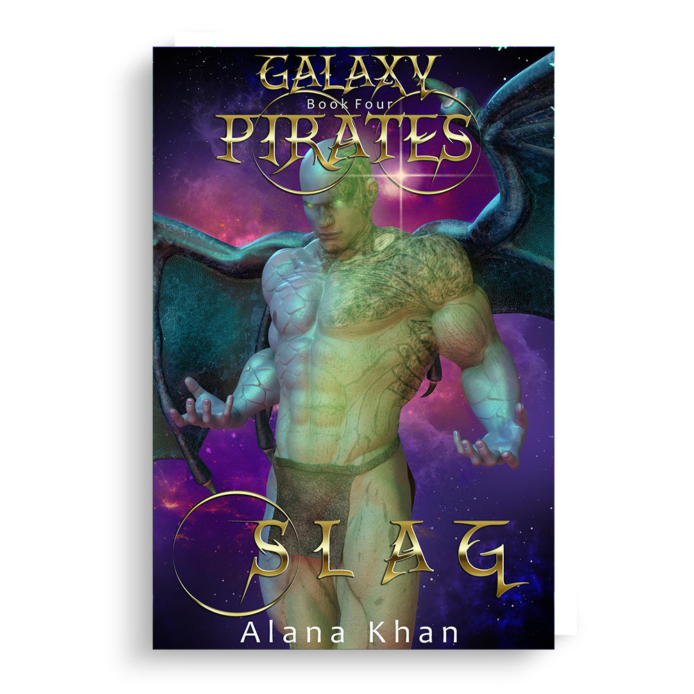 Slag: A Wounded Hero Alien Shifter Romance (Galaxy Pirates Alien Abduction Romance Series Book 4)