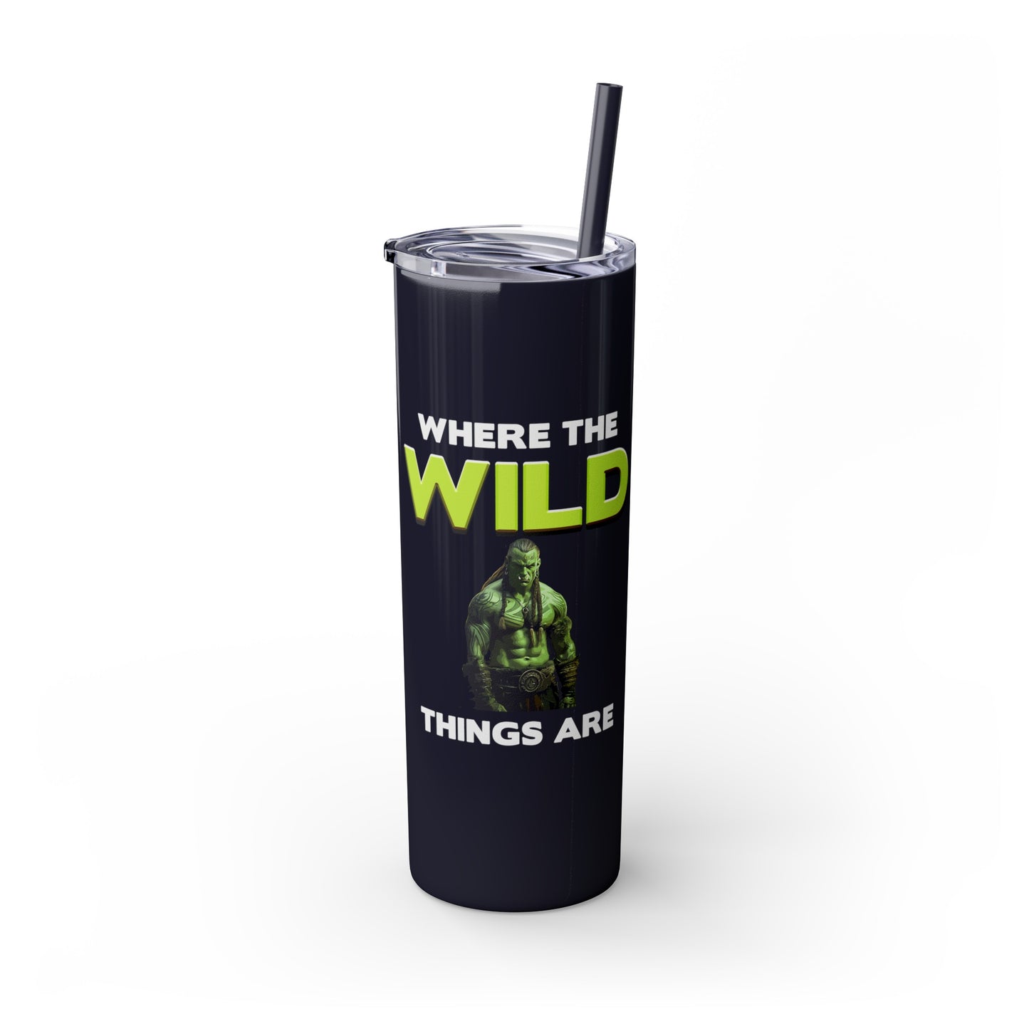 Where The Wild Things Are Skinny Tumbler with Straw, 20oz