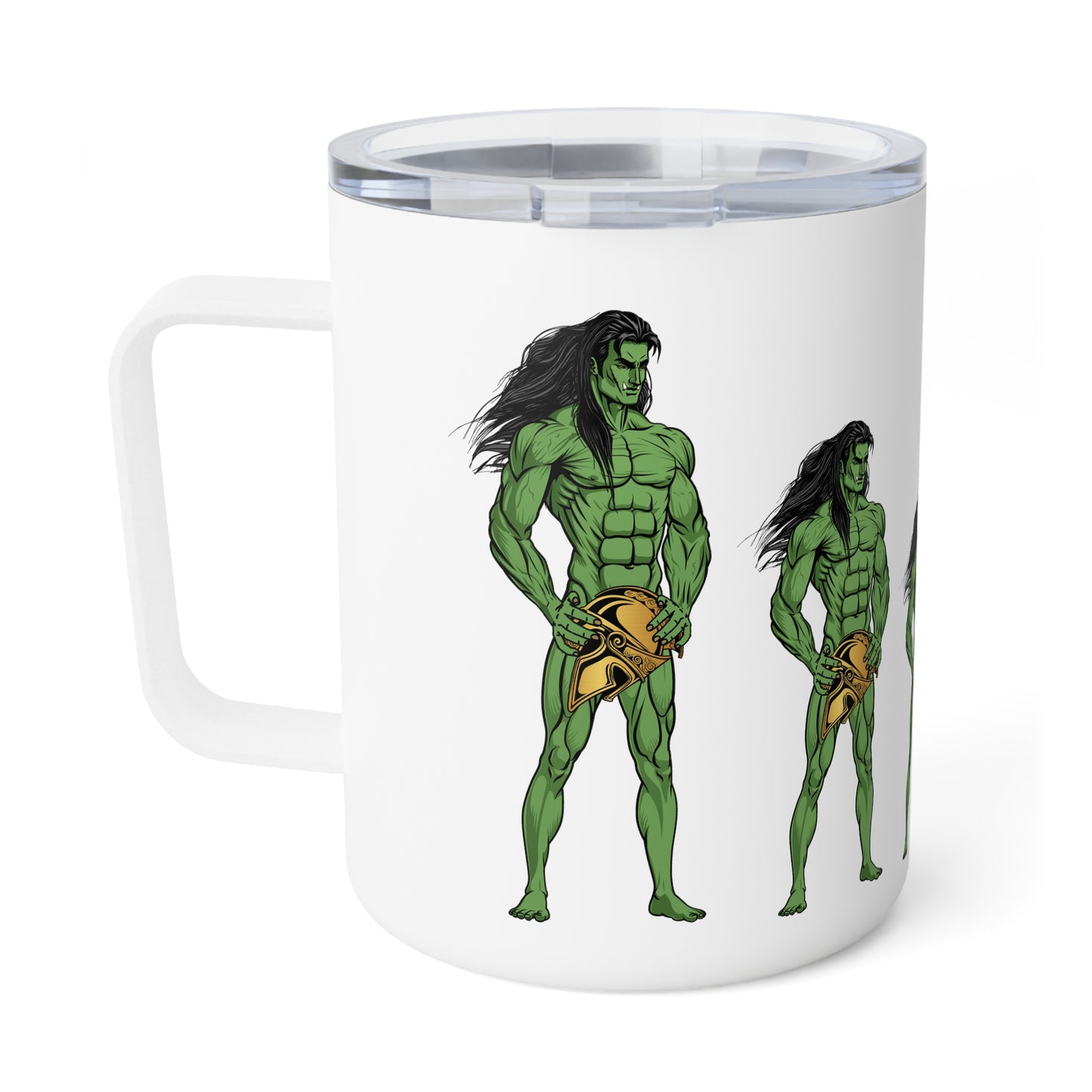 Orc Gladiator Insulated Coffee Mug, 10oz