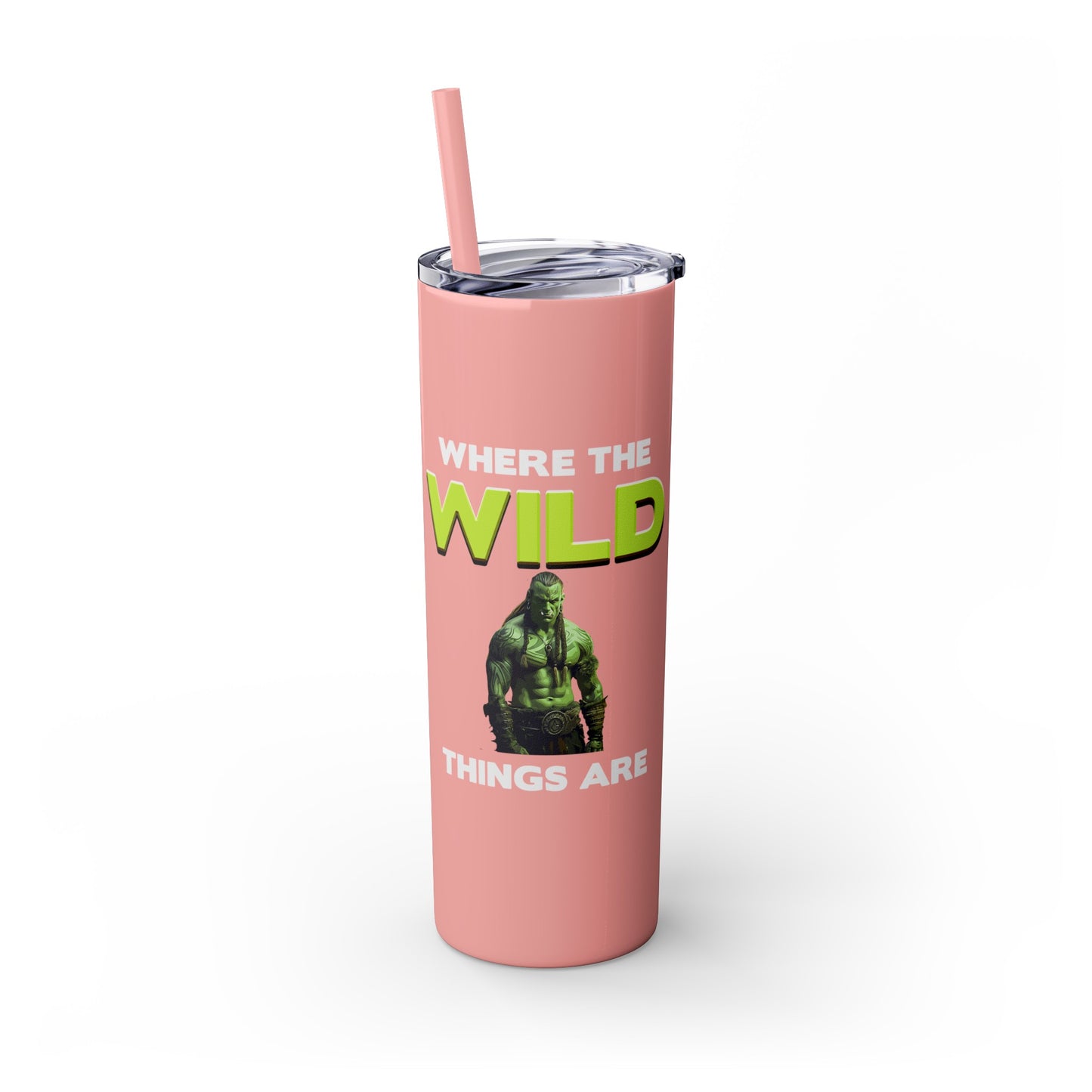 Where The Wild Things Are Skinny Tumbler with Straw, 20oz