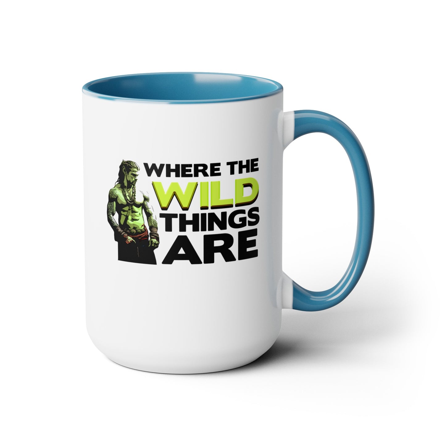 Where The Wild Things Are Two-Tone Coffee Mugs, 15oz