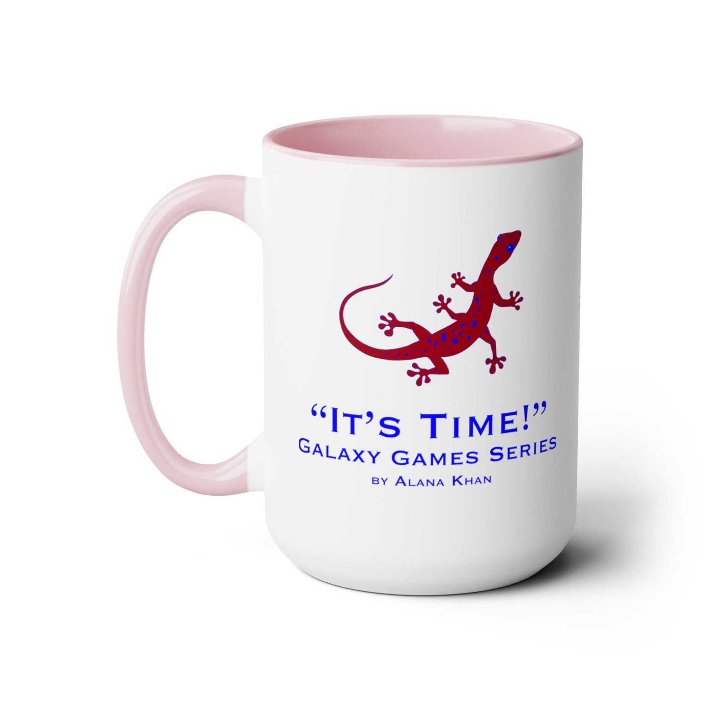 It's Time Galaxy Games Series Two-Tone Coffee Mugs, 15oz