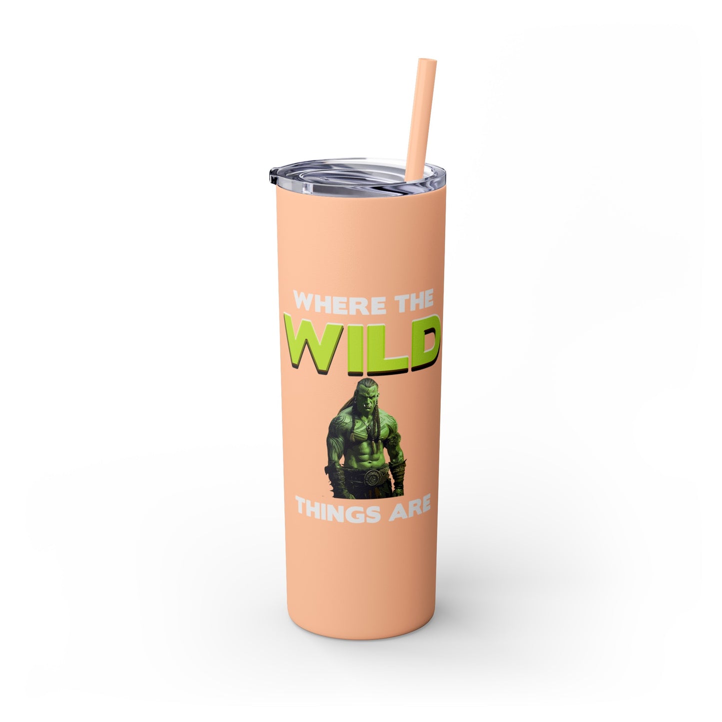 Where The Wild Things Are Skinny Tumbler with Straw, 20oz