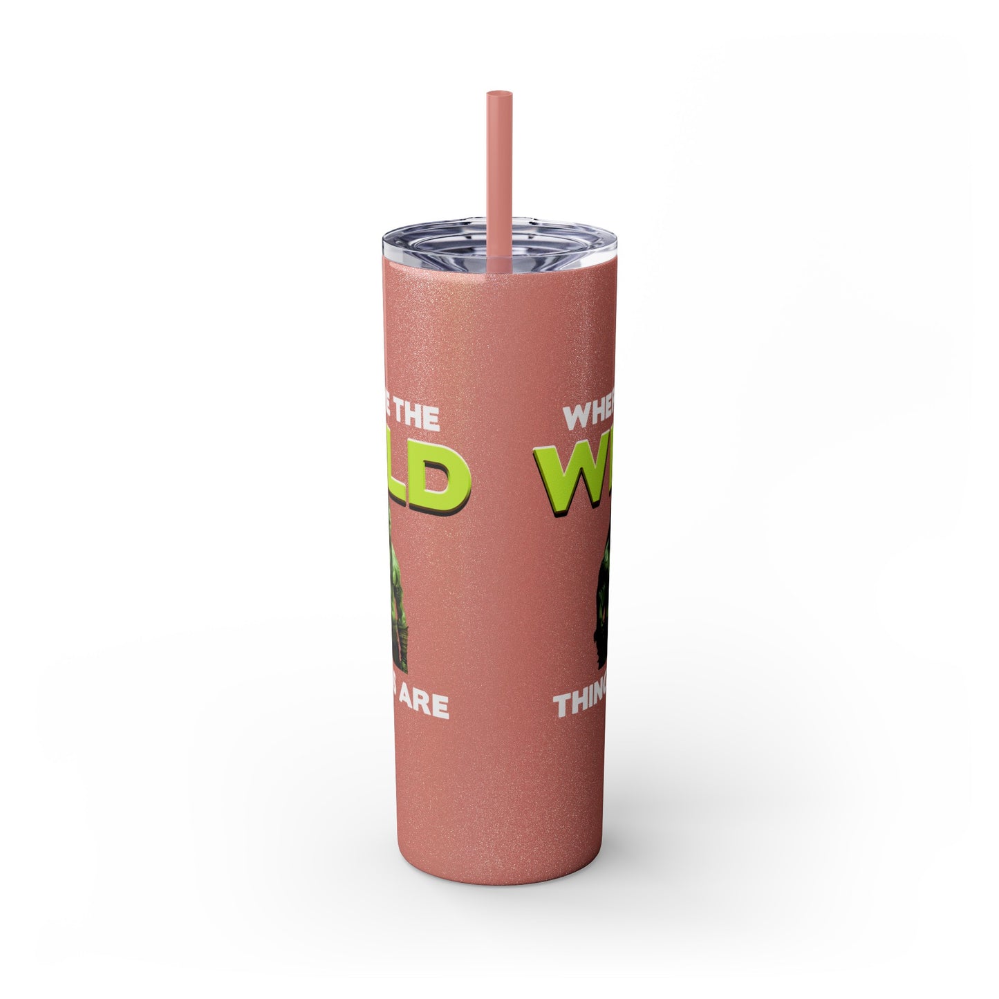 Where The Wild Things Are Skinny Tumbler with Straw, 20oz