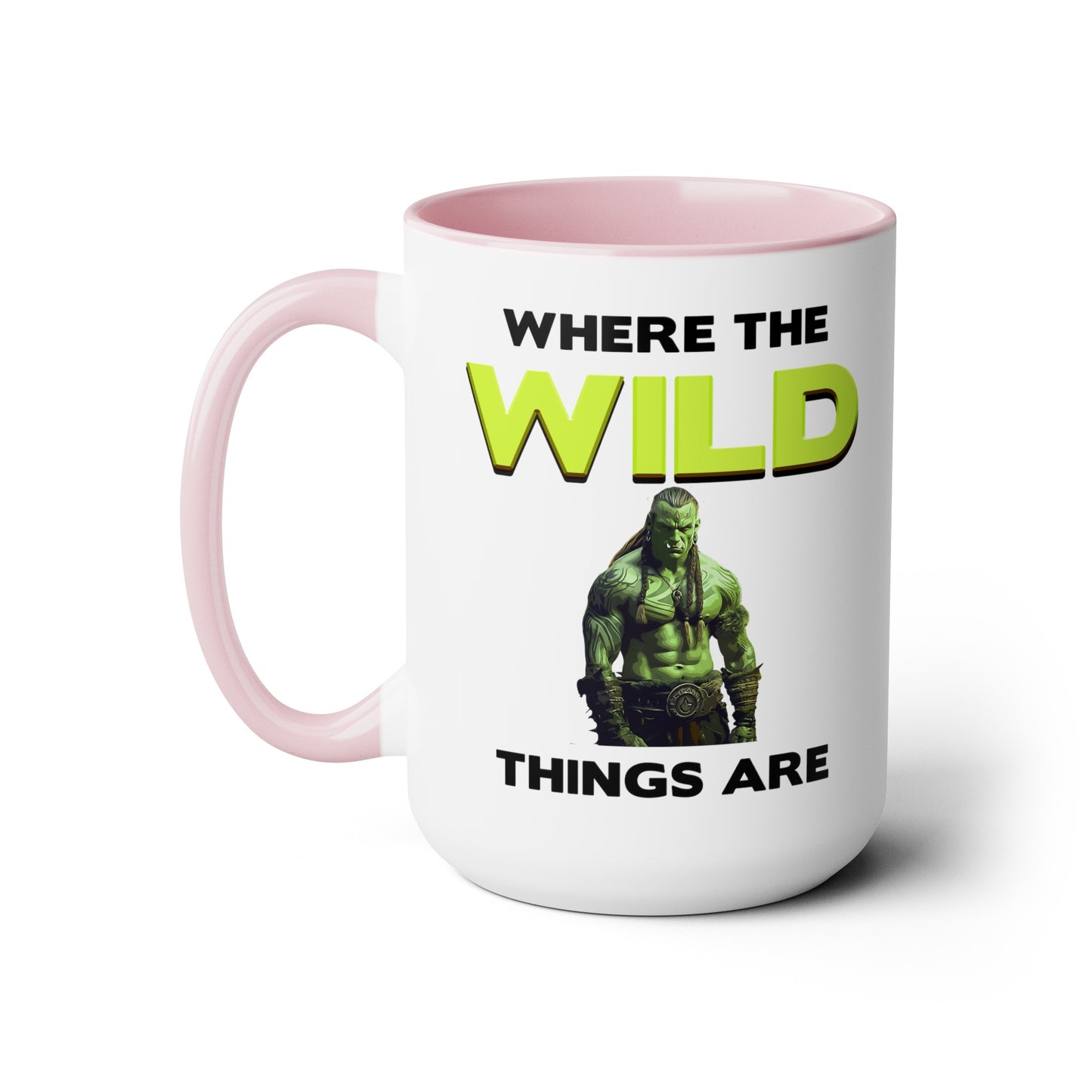 Where The Wild Things Are Two-Tone Coffee Mugs, 15oz