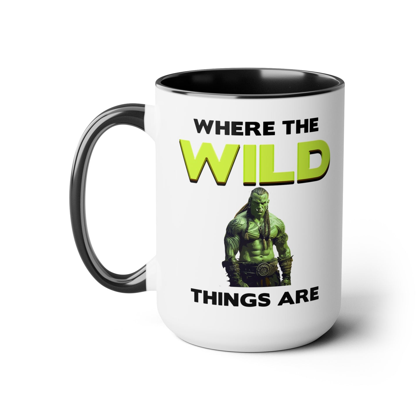 Where The Wild Things Are Two-Tone Coffee Mugs, 15oz