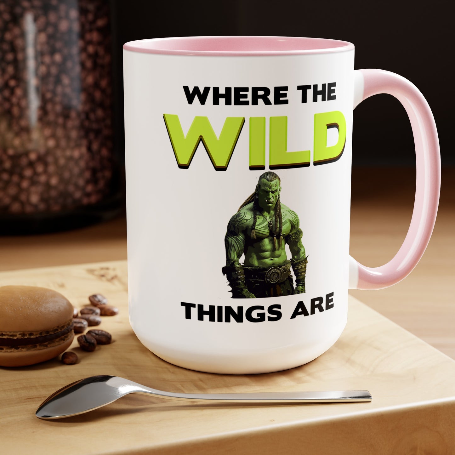 Where The Wild Things Are Two-Tone Coffee Mugs, 15oz