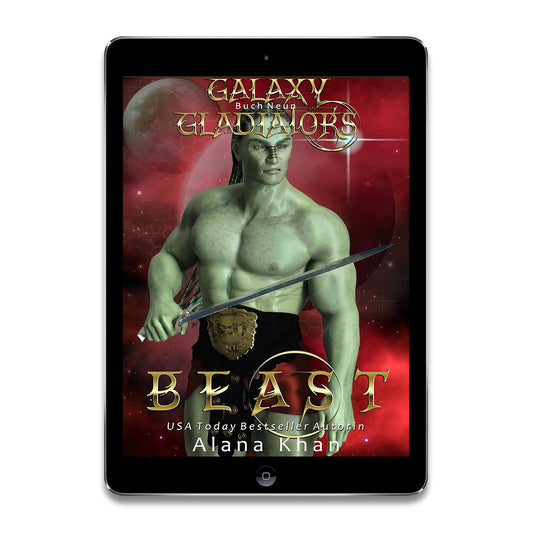 Beast: Eine Alpha-Helden Enemies to Lovers-Romanze (Galaxy Gladiators Alien-Entführungsroman 9) (German Edition)