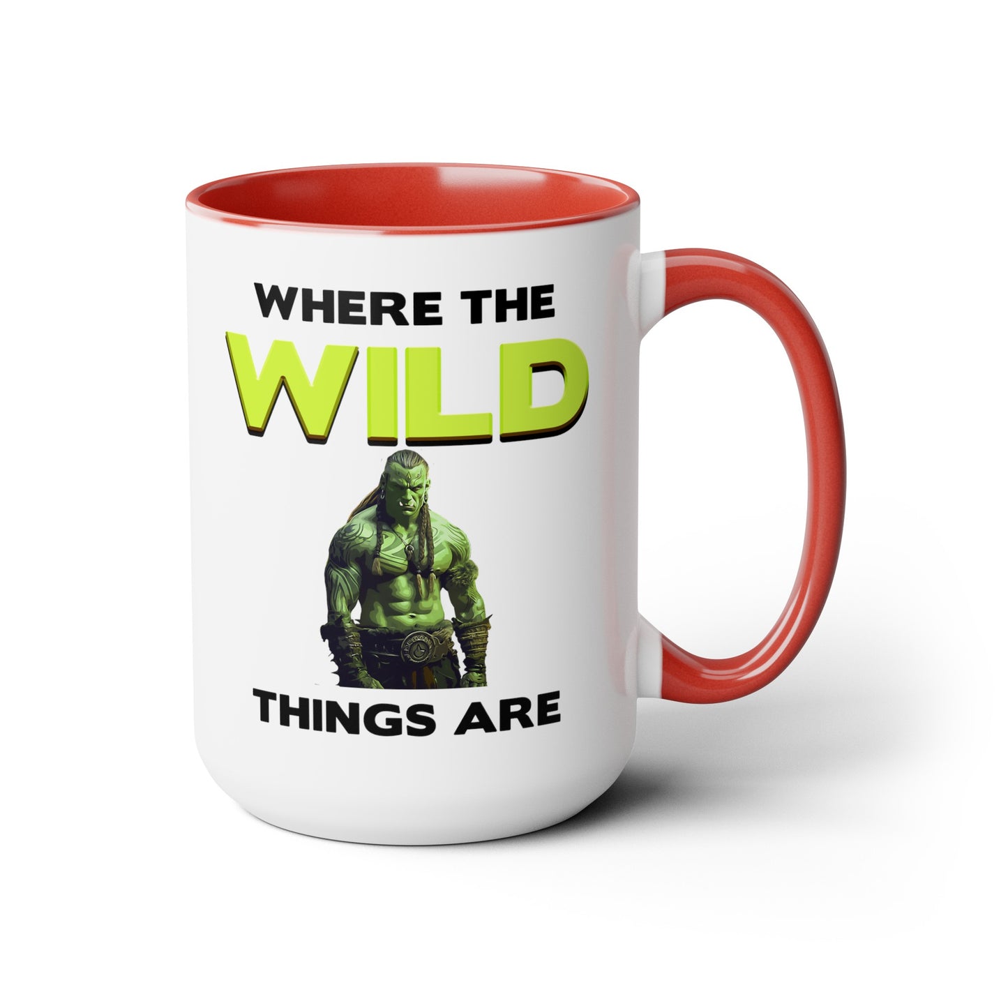 Where The Wild Things Are Two-Tone Coffee Mugs, 15oz