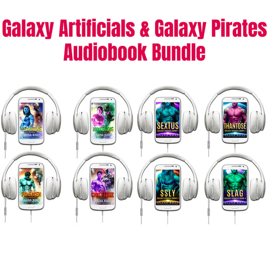 Galaxy Artificials & Galaxy Pirates Audiobook Bundle (2 Series)
