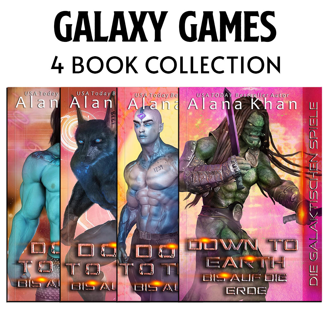 Galaxy Games Bundle of 4 Paperback - German Edition (Copy)